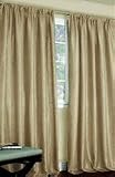 Rodeo Home Milan 50"x96" Luxury Drapes / Curtains in Sesame