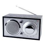 Produkt-Bild: K&ouml;nig HAV-TR11 Retro Radio Tragbares Radio (UKW-/MW-Tuner, 200 mW, RMS) schwarz