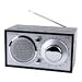 K&ouml;nig HAV-TR11 Retro Radio Tragbares Radio (UKW-/MW-Tuner, 200 mW, RMS) schwarz