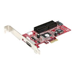 StarTech.com 1x eSATA + 1x SATA II + 2x IDE PCI Express Controller Adapter Card PEXSAT2IDE2
