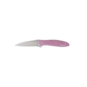 Kershaw Pink Leek Knife with 6061-T6 Anodized Pink Aluminum Handle