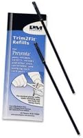 PM Company Products - Refills For Standard Ballpoint Pen, Medium Point, Black - Sold as 1 PK - Plastic refill is designed for use with PM Company Klipboard Keeper with Pen, Preventa Antimicrobial Necklace Pen, Versatile Ergo Triangular Coil Pen, and Preventa Triangular Coil Pen. Offers high-density, acid-free, water-resistant ink. Cross-reference marks are designed for easy identification. Simply find your pen cross-reference mark, and snip off.