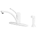 Tools & Hardware : Price Pfister White Parisa Kitchen Faucets Single Handle