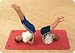 Armasport Body 10 Mat, 24" X 56" X 0.4", Blue Can Be Hung Using Integral, Flexible Grommets