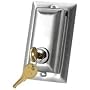Da-Lite Key-Locking Coverplate for 115v or Low Voltage Control Switch