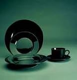 Ten Strawberry Street Black Rim Sugar Bowl 8-oz.