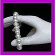 MAGNETIC Therapy White Pearl Bracelet Reduces HAND PAIN