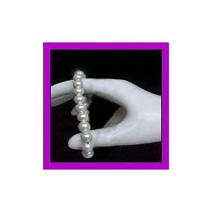 MAGNETIC THERAPY White Pearl Bracelet Reduces HAND PAIN by