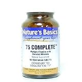 75 Complete Multiple Vitamins with Chelated Minerals 90 Tablets by Nature s Basics / 90 Tablets