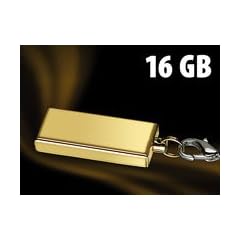 PConKey Slim USB-Speicherstick "wEe 24K" mit 16GB, wasserdicht