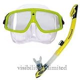 Aqua Sphere Sphera Swim Mask & Oceanic Ultra Dry Snorkel - YL