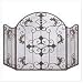 Rustic Scrollwork Iron Florentine Fireplace Screen [Kitchen]