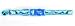 Super Star Glitter Safety Cat Collar Adj 8-12 Blu