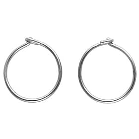 Titanium Hoop Earring 12mm Pair