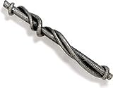 Modern Objects 8-1/2 branch and vine-shaped pull, Pewter