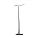 IMAGE OF Glider Floor Lamp Finish: White, Light Path: Indirect / Partly Direct