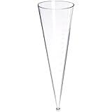 BrandTech 388000 Clear Glass Imhoff Sedimentation Cone, SAN, 1000mL Volume