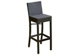 Review   / Idaho Wicker Bar Stool with Back Support by Cadix