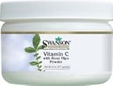Vitamin C with Rosehips 8 oz (227 grams) Pwdr - Swanson Premium