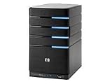 HP MediaSmart Server EX470 - Micro-tour - 1 x Sempron 1.8 GHz - RAM 512 Mo - Disque dur 1 x 500 Go - Gigabit Ethernet - Windows Home Server - AMD LIVE! - Moniteur : aucun(e)