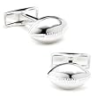 Sterling Football Cufflinks