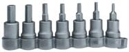 Allen 3/8in.-Drive Metric Hex Bit Sockets - 7-Pc. Set, Model# 58667 [Misc.]