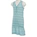 Fiori Girls Draw Waist Vest Blue 9-10 Yrs