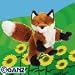 Webkinz Fox + Webkinz Bookmark - New with Sealed Tag and Unused Codes