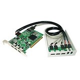 Sabrent SBT-FWPH USB 2.0/Firewire 1394 8 Ports PCI Card & Internal Combo Hub
