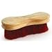 LEGENDS BRUSH HORSEHAIR FACE, Color: RED; Size: 4.5 (Catalog Category: Equine Grooming:BRUSHES, COMBS & CURRYS)