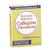 MER69 - Hardback Collegiate Thesaurus, 894 Pages, 7-3/8x9-7/8