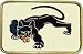 Outer Rebel Mens Black Panther Metal Belt Buckle Style BU131