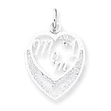 Sterling Silver Number 1 Mom Charm