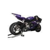 08-09 SUZUKI GSXR600: HOTBODIES RACING MEGAPHONE SLIP-ON EXHAUST - BLACK (BLACK) by Hot Bodies Racing