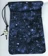 Gallant Hand: Cotton Gamer Dice Bag - Night Sky (5"x7") - Holds Approximately 90-100 Dice