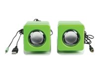 KOENIG basicXL USB LAUTSPRECHER SET 3 W Watt klinkenstecker RMS Transportabel Design Klang Preisvergleich
