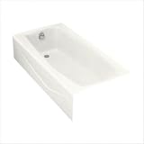 Villager Bath Tub with Left-Hand Drain Finish: White