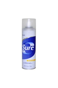 Sure Anti-Perspirant and Deodorant Aerosol Spray Regular Scent, 6 Ounce