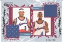 2007 Luxury Box Authentic Caron Butler & Antawn Jamison Dual Game-Worn Jersey Card