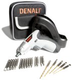 Denali 3.6V Lithium-Ion Cordless Screwdriver Kit With Wall-Mountable Charger