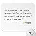 30 Rock Jack ''Turned On'' Quote Mousepad