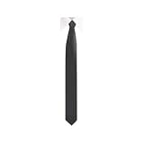 Mens Solid Navy Blue Skinny Narrow 2 Necktie Neck Tie