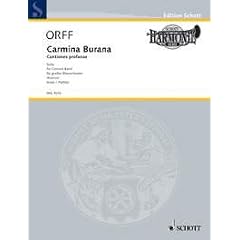 Carmina Burana: Cantiones profanae. gro�es Blasorchester. Partitur. (Edition Schott)