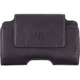 BlackBerry Black Leather Horizontal Holster with Standard Belt Clip for Bla ....