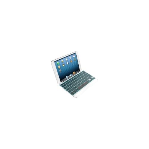 ZAGG Cover Case with Backlit Bluetooth Keyboard for Apple iPad mini-White (ZKMHCWHLIT103)