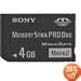 Sony MSMT4G 4GB Memory Stick PRO Duo (Mark2) Media