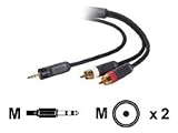 Belkin Audio Y-Splitter Kabel 3,5mm Stereo/2x Cinch