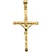 14K Yellow Gold Crucifix Pendant