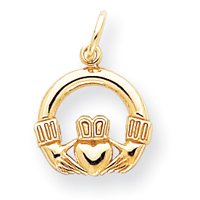 14k Claddagh Charm by PriceRock