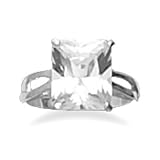 Large Princess CZ Ring - Size 9